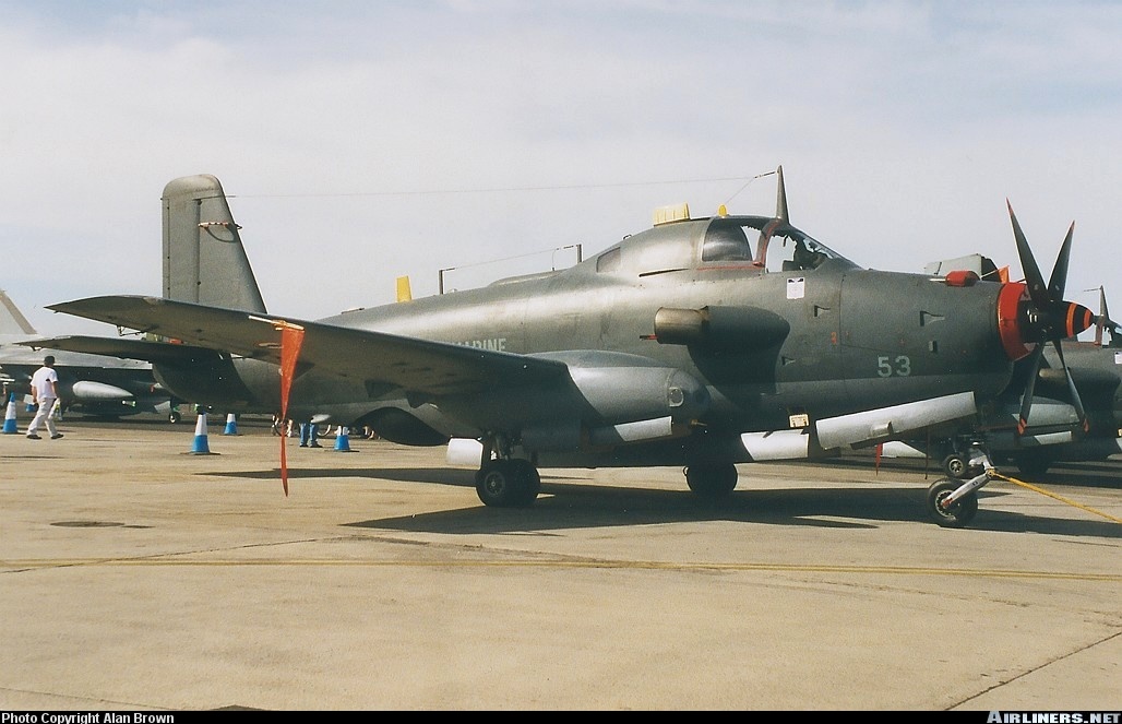 Royal Air Tatoo at RAF Fairford (UK), 1998, flottille 6F, alizé 53 ...