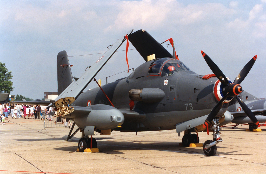 RAF Mildenhall (US Air Force in Europe), 1990, flottille 6F, alizé 73