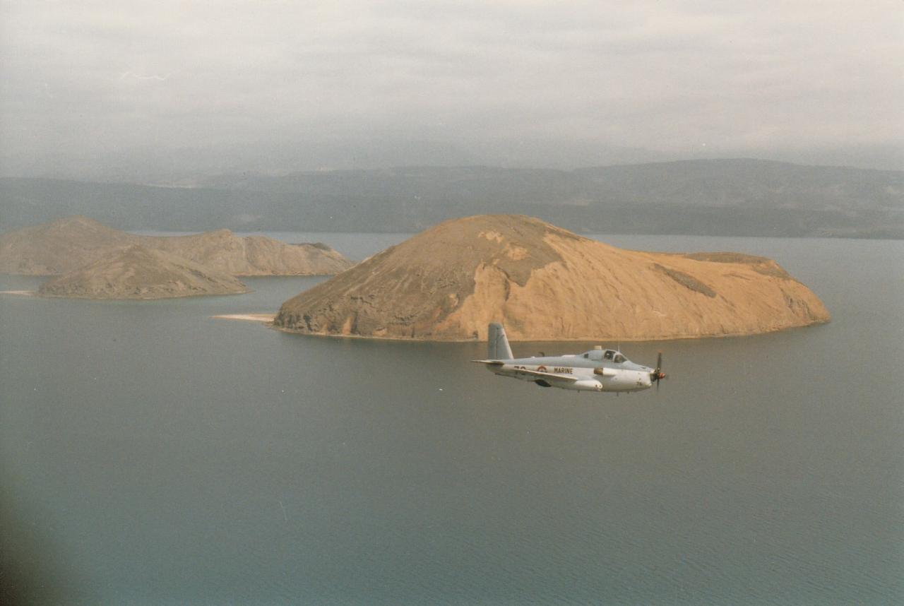 1987, flottille 4F, alizé 76, L'île du Diable ...