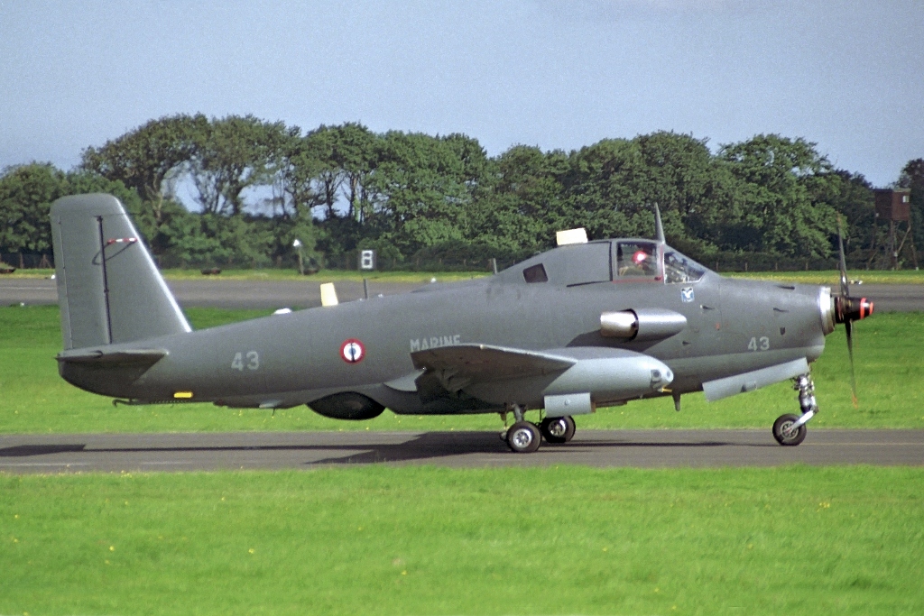 Royal Air Force Station St Mawgan (UK), 1991, flottille 4F, alizé 43