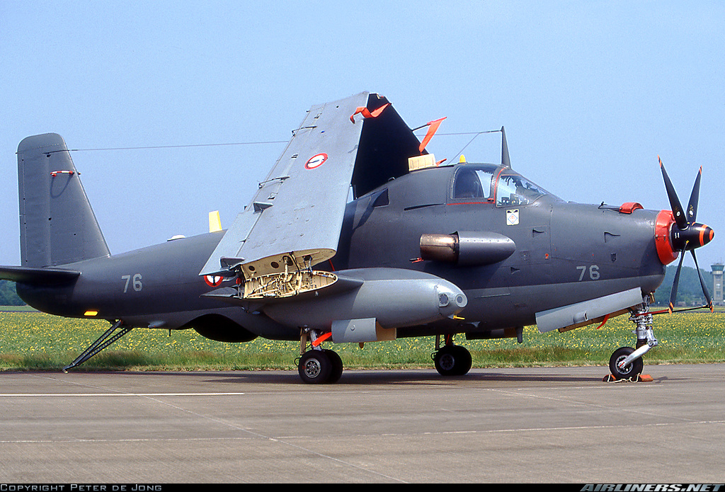 Volkel-Uden Air Base (NL), 1995, flottille 6F, alizé 76 ...