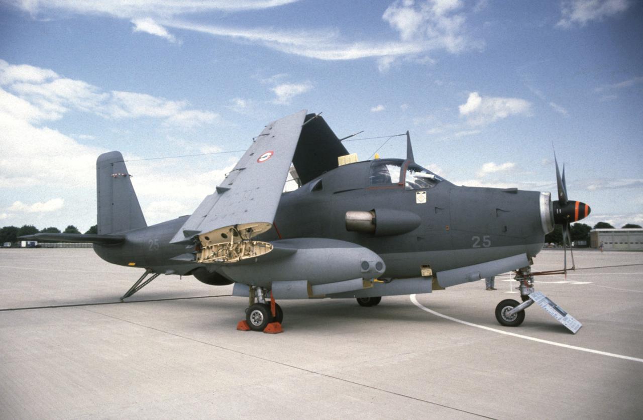 Royal Naval Air Station Yeovilton (UK), 1993, flottille 6F, alizé 25