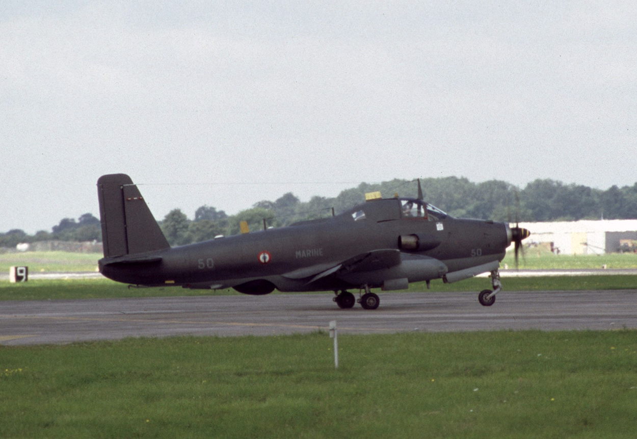 Royal Air Force Base Fairford (UK), 1998, flottille 6F, alizé 50 ...