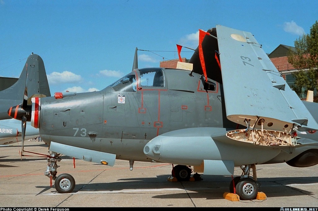 RAF Mildenhall (US Air Force in Europe), 1990, flottille 6F, alizé 73