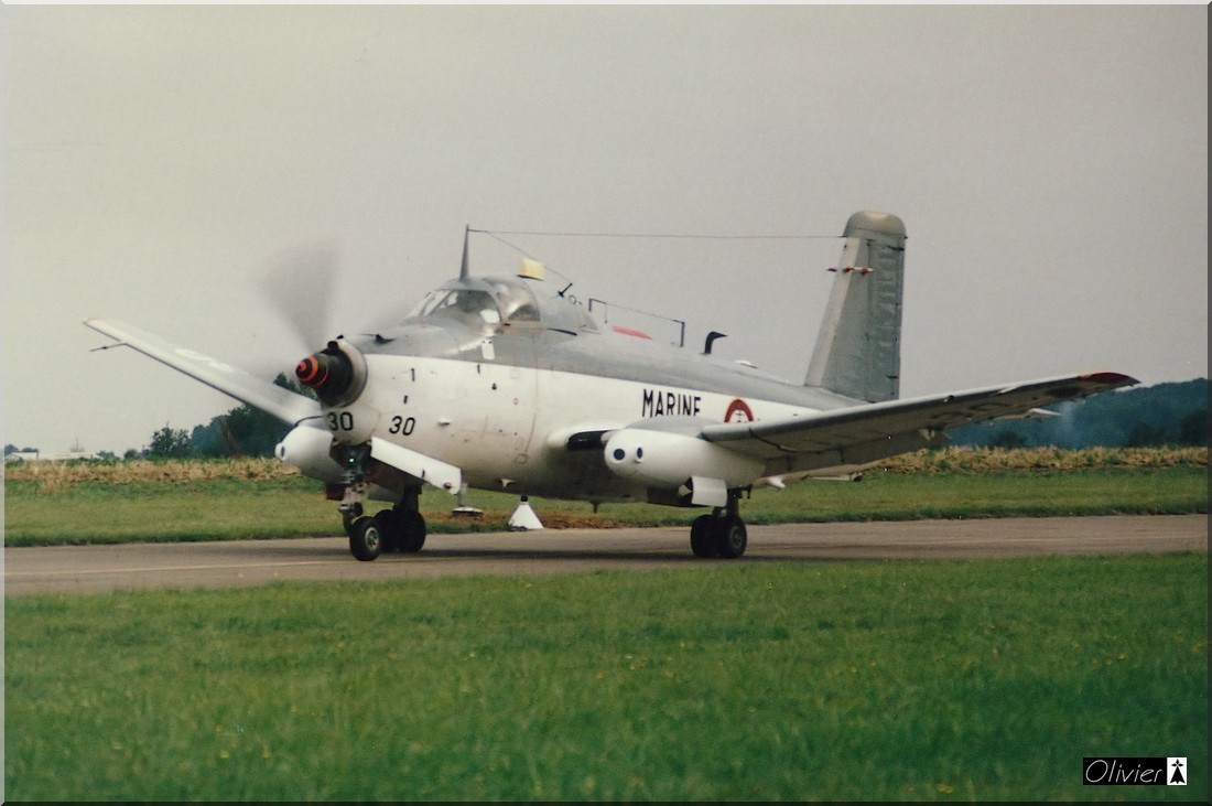 Base Aérienne 705 Tours, 1987, flottille 6F, alizé 30 ...