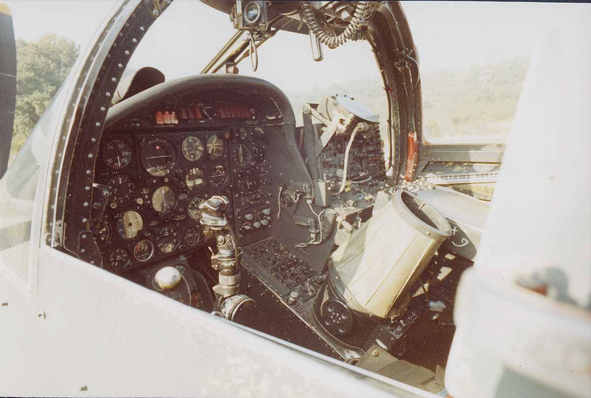 1971/72, escadrille 2S, cockpit alizé première génération ...