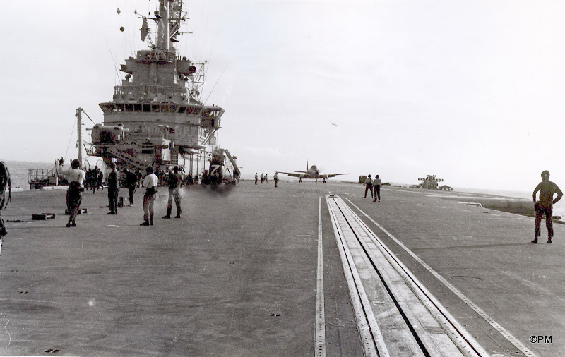 Pacifique 1968, p.a Clemenceau, retour à bord ...