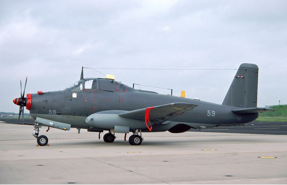 Valkenburg Naval Air Base (NL), 1994, flottille 6F, alizé 59 ...