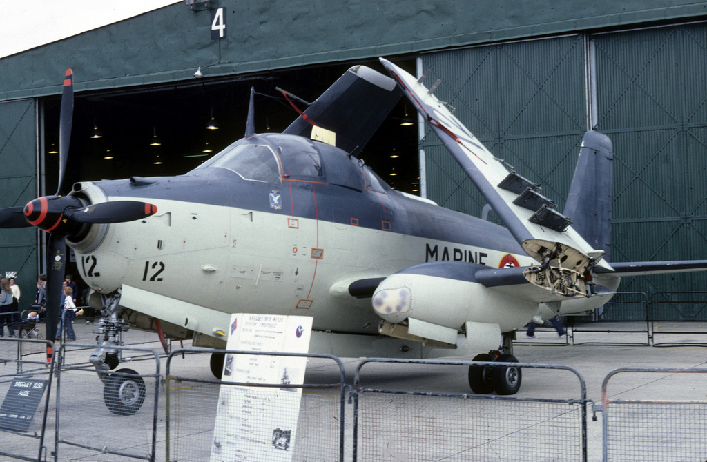 Royal Naval Air Station Yeovilton (UK), 1981, Flottille 4F, Alizé 12